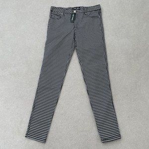 Tripp NYC Black & White Houndstooth Skinny Jeans 7